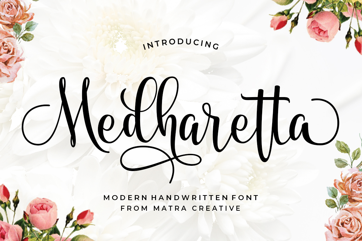 Пример шрифта Medharetta